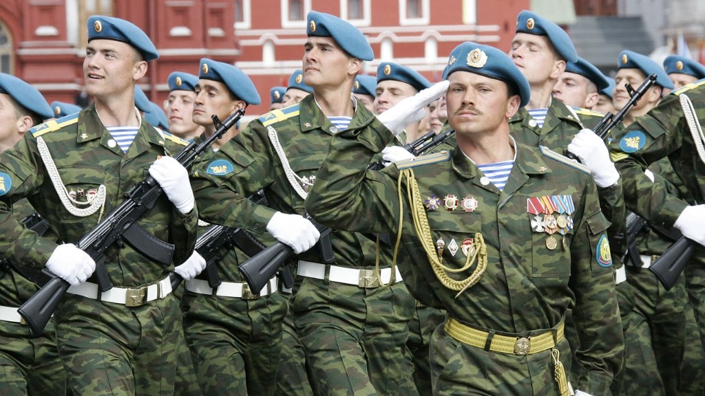 Why does the russian army march to spongebob?